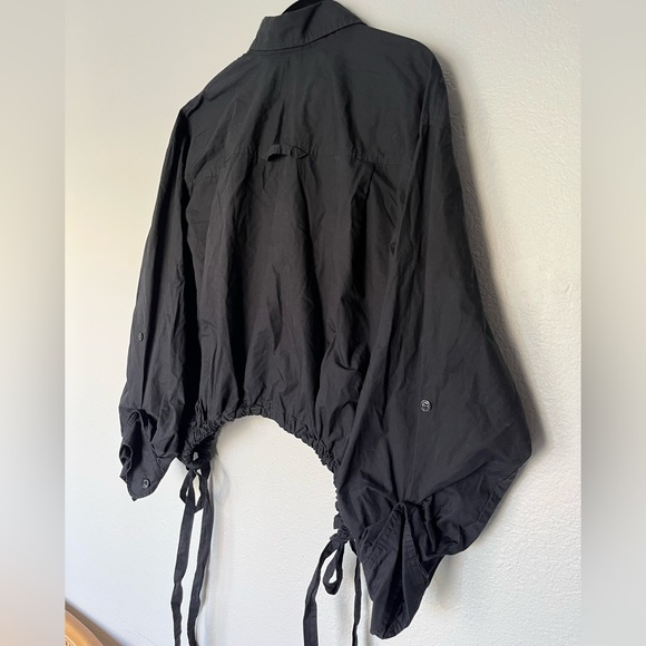 Citizens Of Humanity Alexandra in Top Black Poplin Cotton S - Picture 4 of 5